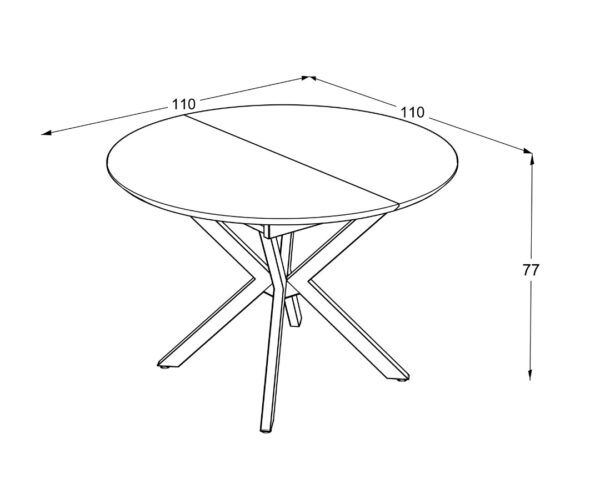 Trpezarijski sto Dobok barok