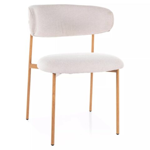 Trpezarijska stolica ELTON D brego bež