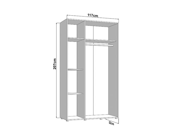 Ormar SALAMIS 3K1O h207