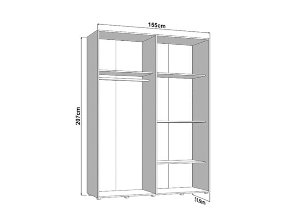 Ormar SALAMIS 4K1O h207